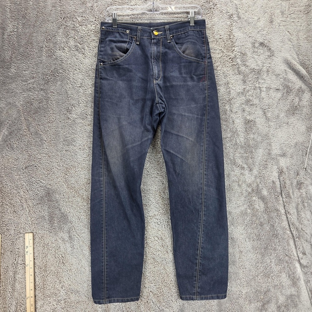 Vintage Levis Engineered Jeans Mens Blue Twisted Dark Wash Zip Fly Fits 30x28
